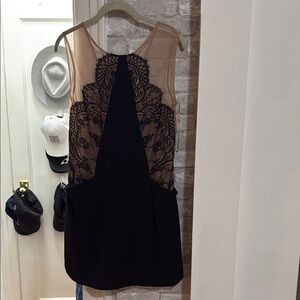 Black Sleeveless Sheath Cocktail Dress BCBG